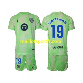 Maillot de Foot FC Barcelone Lamine Yamal 19 Enfant Troisieme 2024/25